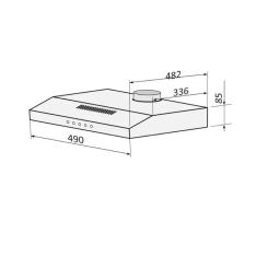 Вытяжка кухонная DAHATI CH-500W Фото 2
