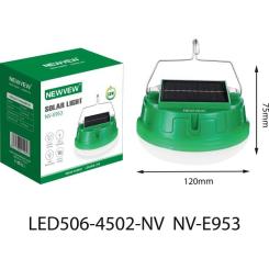Фонарь NEWVEW NV-E953 50W Solar Panel 3600mAh Green Фото 5