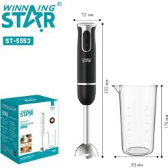 Блендер WINNINGSTAR ST-5553 400W Black Фото 1