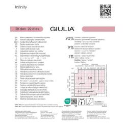 Колготы Giulia Infinity 20 Den Nero - 2 Фото 4