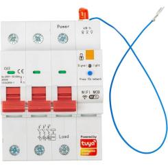 Автоматический выключатель TUYA 3P, Wi-Fi, RS485, 63A Фото