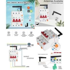 Автоматический выключатель TUYA 3P, Wi-Fi, RS485, 63A Фото 3