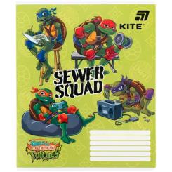 Тетрадь Kite Ninja Turtles, 18 листов, клетка Фото 10