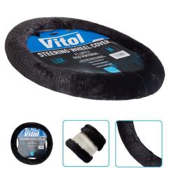 Чехол на руль VITOL M чорн Фото 4