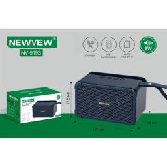 Акустическая система NEWVEW NV-9193 BT/USB/TF/FM Blue Фото 1