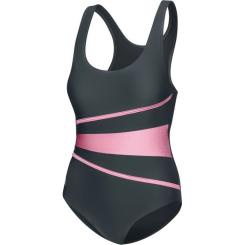Купальник Aqua Speed Stella Lady 299-33 графітовий, рожевий 40 Фото