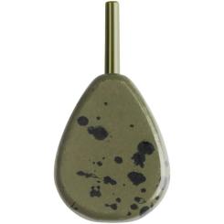 Грузило Brain In-Line Flat Lead 84g 2шт/уп Green Фото