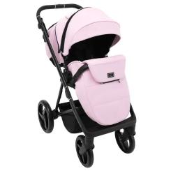 Коляска Adamex 2 в 1 Blanc Eco SA-16 рожевий Фото 6