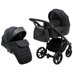 Коляска Adamex 2 в 1 Nola PS-1 чорний Фото