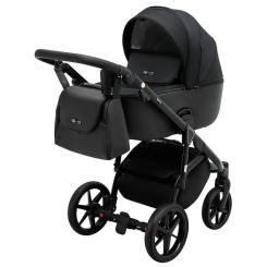 Коляска Adamex 2 в 1 Nola PS-1 чорний Фото 1