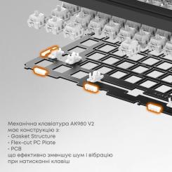 Клавиатура Ajazz Maillard V2 Maillard Switch Wireless/Bluetooth/USB Фото 8