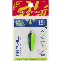 Блесна Select Rival 1.9g 30mm 17 DarkSpace Chartreuse Фото 1