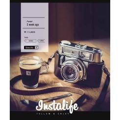 Тетрадь Школярик Star Instalife 96 листов клетка Фото