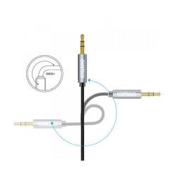 Кабель мультимедийный Choetech 3.5mm M to 3.5mm M 1.2m Фото 3