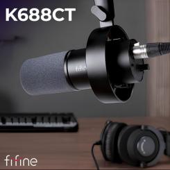 Микрофон Fifine K688CT USB/XLR Black Фото 3