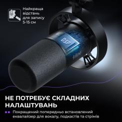 Микрофон Fifine K688CT USB/XLR Black Фото 8