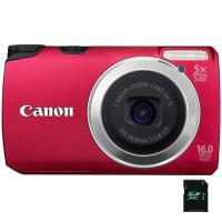 Цифровой фотоаппарат Canon PowerShot A3300is red Фото