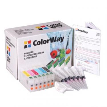 Комплект перезаправляемых картриджей ColorWay Epson RX700 (без чрнил) Фото