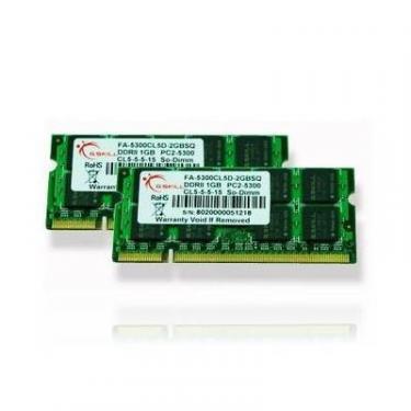Модуль памяти для ноутбука G.Skill SoDIMM DDR2 4GB (2x2GB) 667 MHz Фото