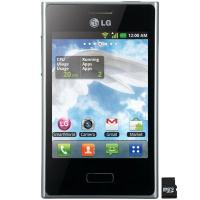 Мобильный телефон LG E405 (Optimus L3 Dual) Black Фото