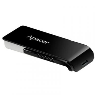 USB флеш накопитель Apacer 128GB AH350 Black RP USB3.0 Фото 4