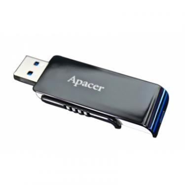 USB флеш накопитель Apacer 128GB AH350 Black RP USB3.0 Фото 8