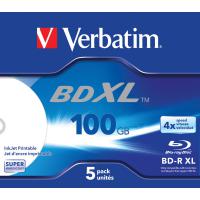 Диск BD Verbatim XL 100Gb 4x Wide White Inkjet HARDCOAT Фото