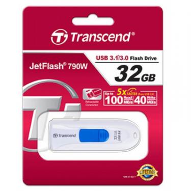 USB флеш накопитель Transcend 32GB JetFlash 790 USB 3.1 Фото 4