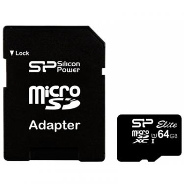 Карта памяти Silicon Power 64Gb microSDXC class 10 Фото