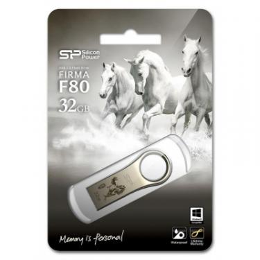 USB флеш накопитель Silicon Power 32GB Firma F80 Bronze Horse USB 2.0 Фото 3