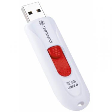 USB флеш накопитель Transcend 32GB JetFlash 590 White USB 2.0 Фото 2