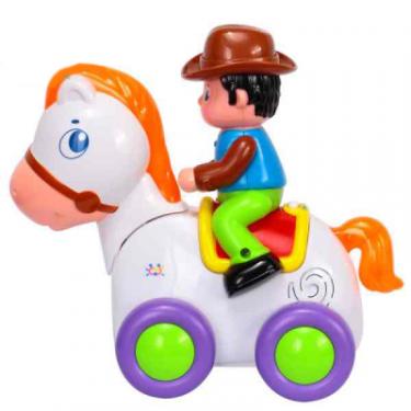 Развивающая игрушка Huile Toys Ковбой на веселой лошади Фото 2