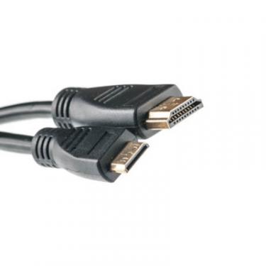 Кабель мультимедийный PowerPlant HDMI A to HDMI C (mini), 5.0m Фото