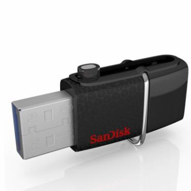 USB флеш накопитель SanDisk 32GB Ultra Dual OTG for Android Black USB 3.0 Фото 4
