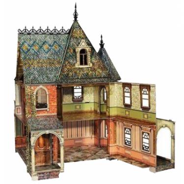Сборная модель Умная бумага Кукольный дом викторианской эпохи Фото 3
