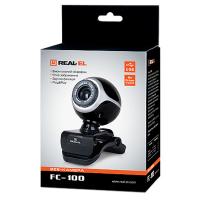 Веб-камера REAL-EL FC-100, black Фото 2