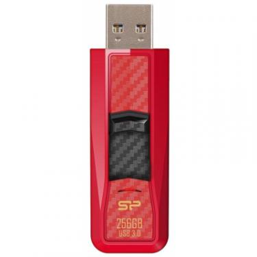 USB флеш накопитель Silicon Power Blaze B50 256 Gb USB 3.0 Red Фото 2