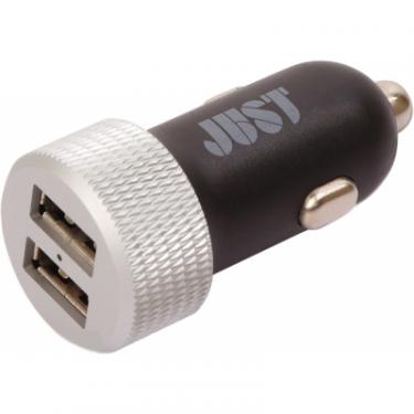 Зарядное устройство Just Executive Dual USB Car Charger (4.8A/24W, 2*USB) Фото
