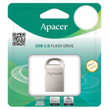 USB флеш накопитель Apacer 16GB AH115 Silver USB 2.0 Фото 1