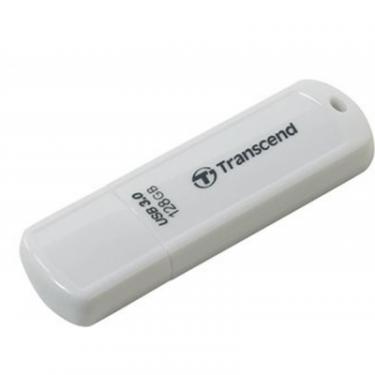 USB флеш накопитель Transcend 128GB JetFlash 730 White USB 3.0 Фото 1