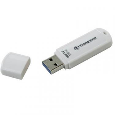 USB флеш накопитель Transcend 128GB JetFlash 730 White USB 3.0 Фото 3
