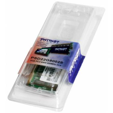 Модуль памяти для ноутбука Patriot SoDIMM DDR2 2GB 800 MHz Фото 2