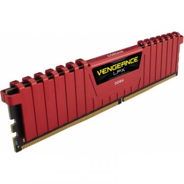 Модуль памяти для компьютера Corsair DDR4 4GB 2400 MHz Vengeance LPX Red Фото 2