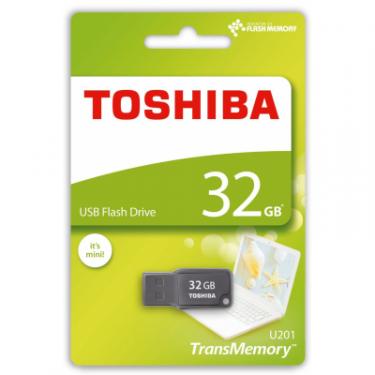 USB флеш накопитель Toshiba 32GB Mikawa Gray USB 2.0 Фото 1