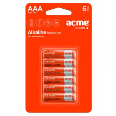 Батарейка ACME AAA Alcaline * 6 Фото