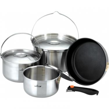 Набор туристической посуды Kovea All-3PLY Stainles Cookware(7~8) KKW-CW1105 Фото 1