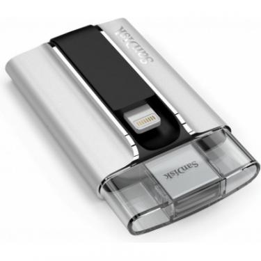 USB флеш накопитель SanDisk 64GB iXpand USB/Lightning Apple Фото 4