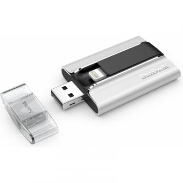 USB флеш накопитель SanDisk 64GB iXpand USB/Lightning Apple Фото 5