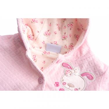 Набор детской одежды Luvena Fortuna велюровый розовый с кроликом Фото 9