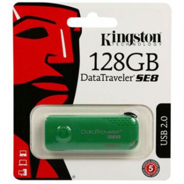 USB флеш накопитель Kingston 128GB DataTraveler SE8 Green USB 2.0 Фото 7